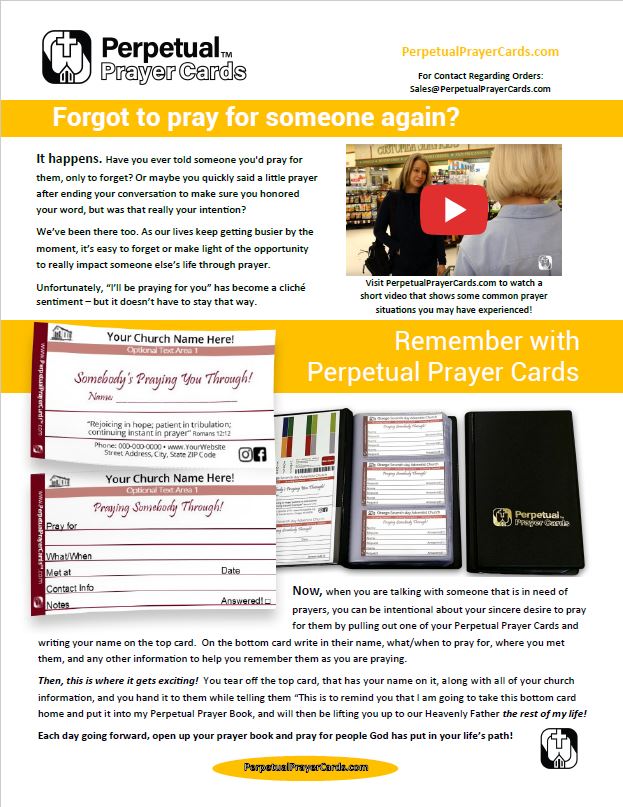 Perpetual Prayer Cards Ministry-Flyer 030420